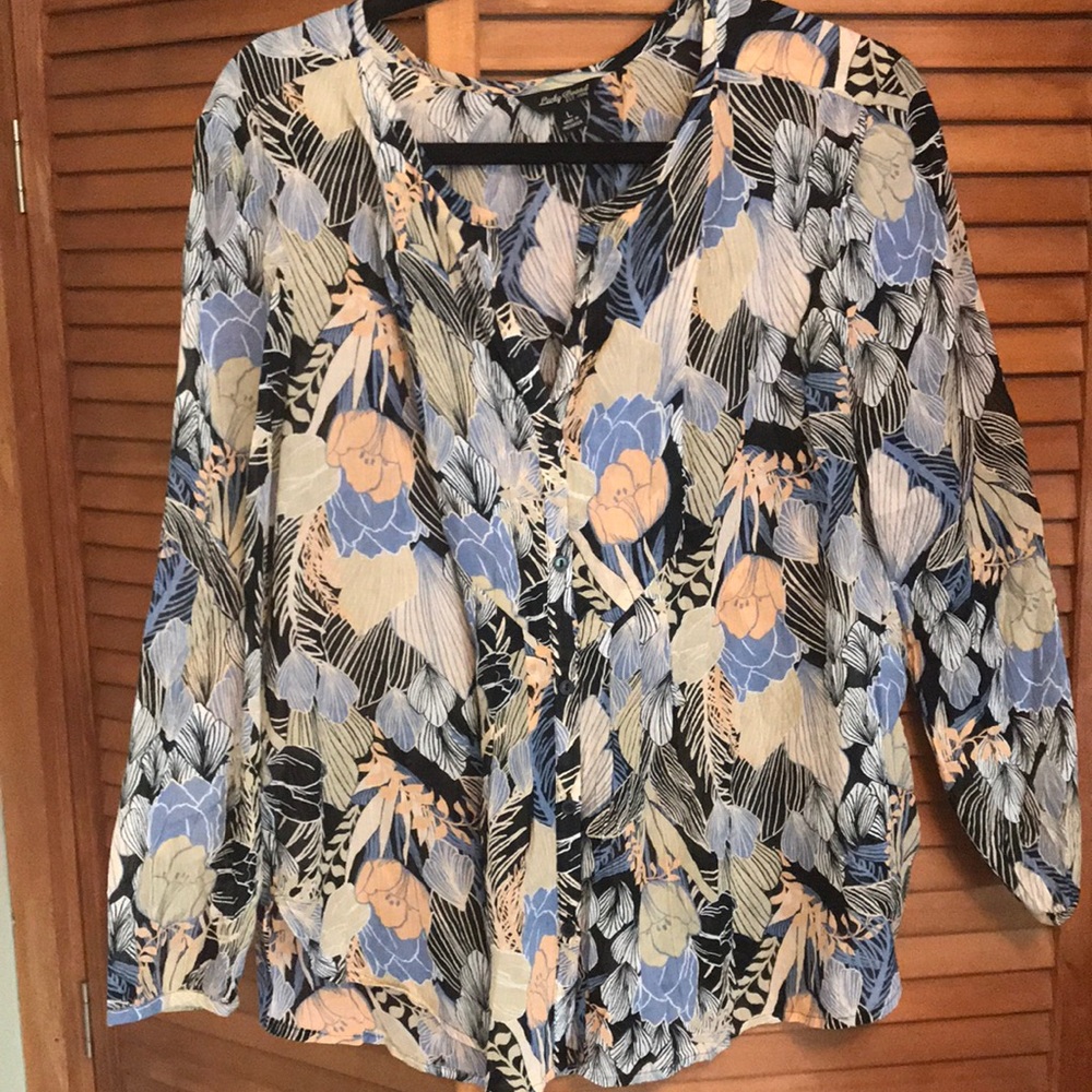 Lucky Brand peasant shirt